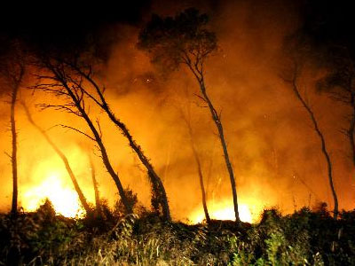 Μαίνονται τα πύρινα μέτωπα στην Κρήτη