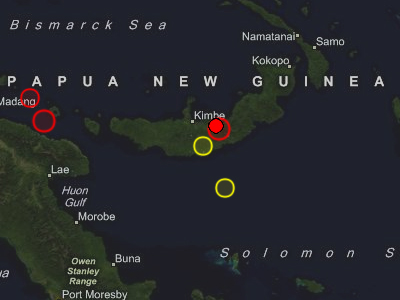 Ισχυρός σεισμός στην Παπούα Νέα Γουινέα