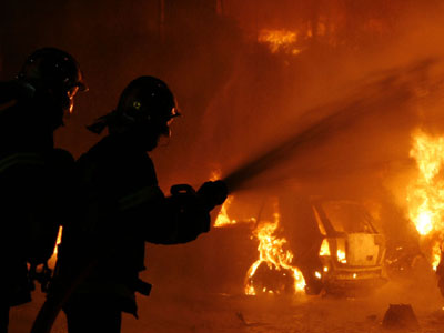 Πυρκαγιά σε Ι.Χ στους Αγίους Αναργύρους