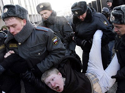 Συλλήψεις διαδηλωτών στη Μόσχα