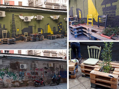 «Μεταμόρφωσαν» την Περικλέους οι Atenistas «Μεταμόρφωσαν» την Περικλέους οι Atenistas