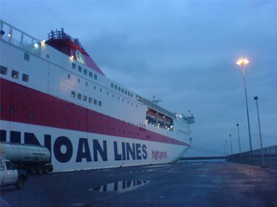 Πρόσκρουση του «Festos Palace» στην προβλήτα