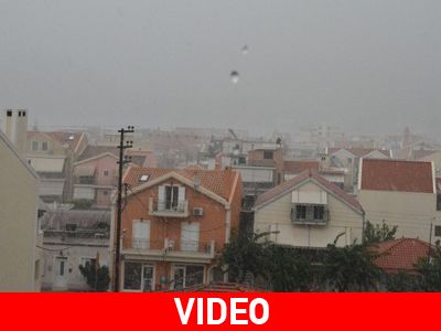 Σφοδρή καταιγίδα έπληξε την Κεφαλονιά