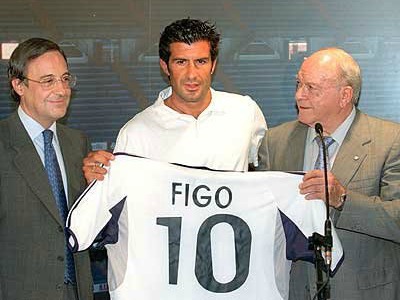 Ο Φίγκο υποστηρίζει Ρεαλ