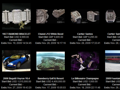 Διαδικτυακές δημοπρασίες χλιδής…