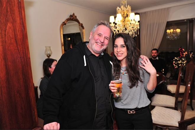 Ο Βαγγέλης Δρίσκας με την Χριστιάνα Μάστορη, νικήτρια του διαγωνισμού