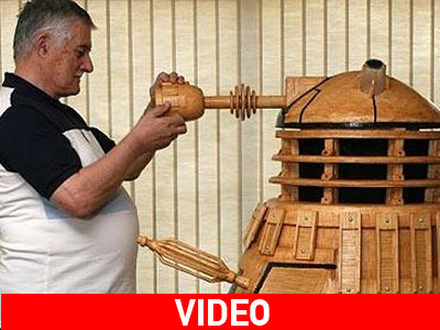 “Ανέστησε” τον ξύλινο Dalek