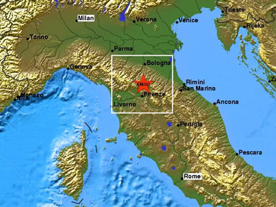 Σεισμός 4,2 Ρίχτερ στην Ιταλία