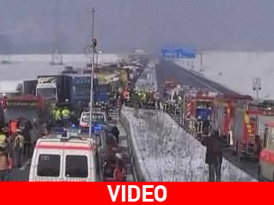 Τριάντα τραυματίες από καραμπόλα στη Γερμανία