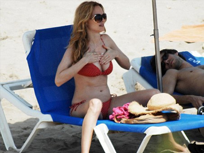 Στιγμές χαλάρωσης για την Heather Graham