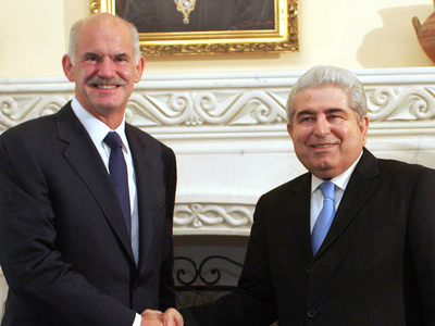 Συνάντηση Παπανδρέου-Χριστόφια