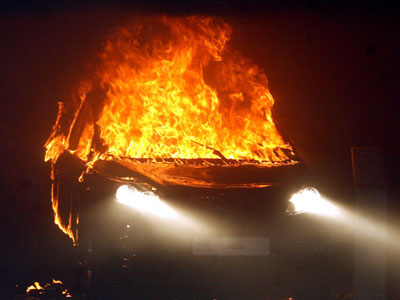 Πήρε φωτιά εν κινήσει…