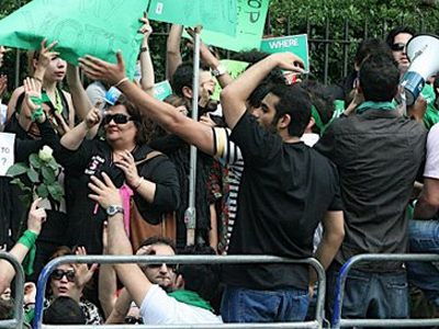 Διαδήλωση Ιρανών στην έδρα του ΟΗΕ στη Νέα Υόρκη