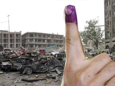 Έκρηξη βίας κατά την έναρξη των ιρακινών εκλογών