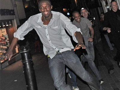 Σε μεγάλα κέφια ο…Usain Bolt