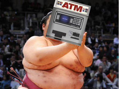 Παλαιστής του Σούμο ξήλωσε ΑΤΜ στη Μόσχα