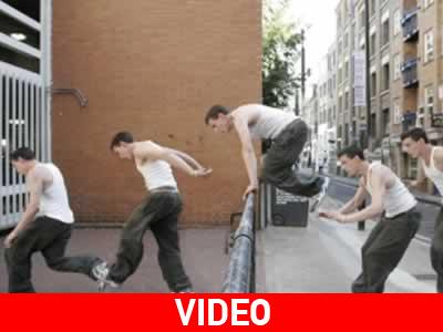 Βραδιά Parkour στη Λάρισα