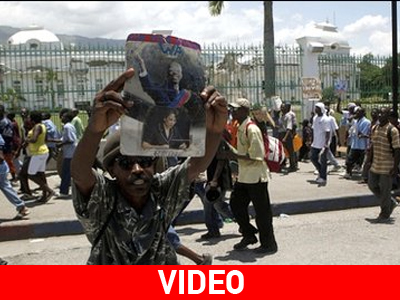 Διαδήλωση κατά του προέδρου Πρεβάλ στην Αϊτή