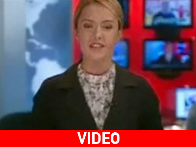 Ο ρεπόρτερ κινδύνεψε και η παρουσιάστρια… γελούσε