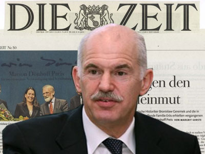 Συνέντευξη Γ. Παπανδρέου στην εφημερίδα «DIE ZEIT»