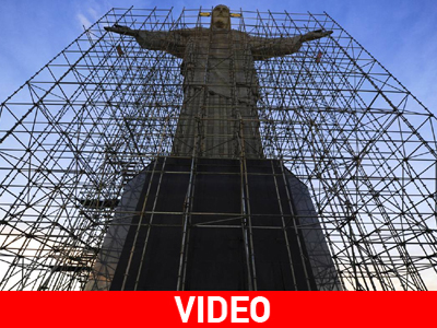 Ξεκίνησαν οι εργασίες στο άγαλμα του Χριστού