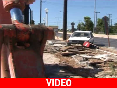 Διαμαρτυρία καταστηματαρχών για τα έργα στη Ρόδο