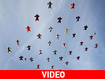 Οι άνθρωποι-“πουλιά” σε δράση