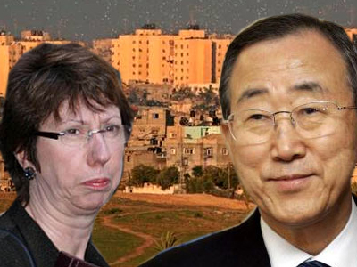 Ισραηλινή έγκριση για την επίσκεψη Moon-Ashton στη Γάζα