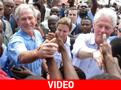 Eπίσκεψη Bush στη σεισμόπληκτη Αϊτή