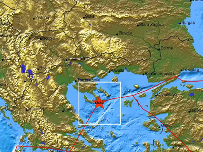 Σεισμός 4 Ρίχτερ νότια της Χαλκιδικής