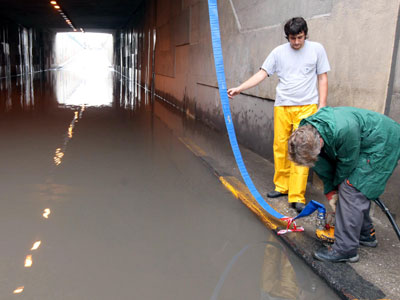 Η βροχή έφερε προβλήματα στη Μακεδονία
