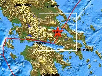 Σεισμός 4,1 Ρίχτερ στον Άγιο Κωνσταντίνο