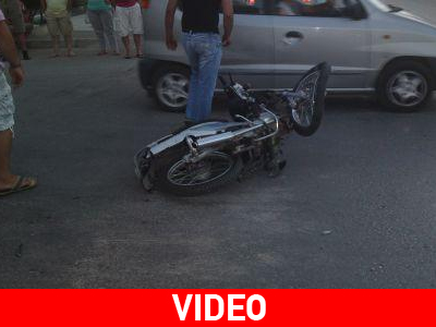 Τροχαίο με έναν τραυματία στη Λαμία