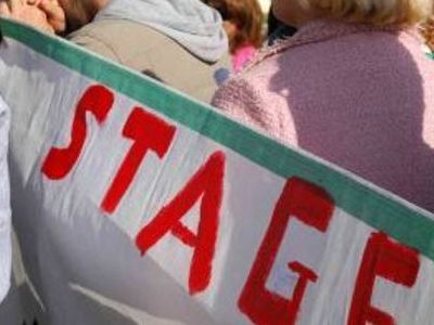 Κατάληψη του υπουργείου Εργασίας από συμβασιούχους stage