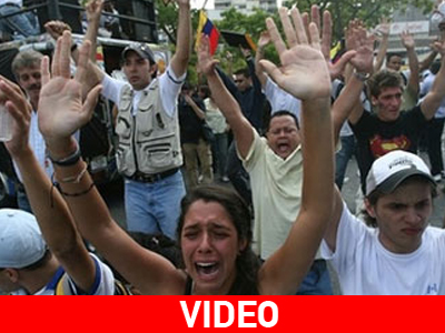 Ηχηρή διαδήλωση στη Βενεζουέλα κατά του Chavez