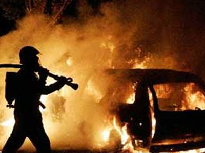 Νύχτα εμπρησμών στη Θεσσαλονίκη