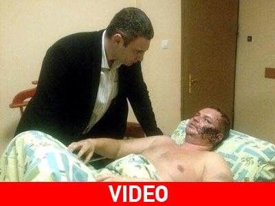 Ουκρανία: Διαδηλωτής καταγγέλλει την απαγωγή και τη σταύρωσή του