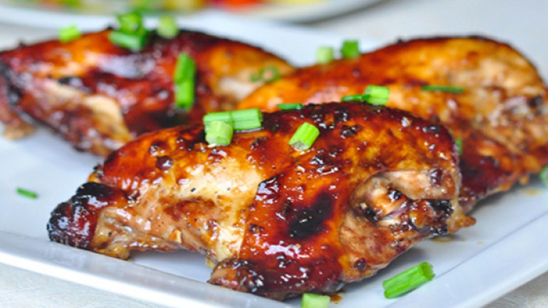 Κοτόπουλο με sauce μελιού