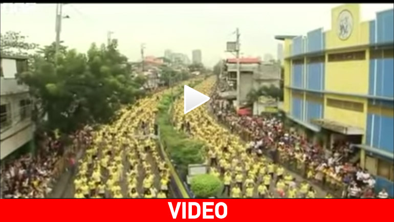 Έτσι μοιάζει η  μεγαλύτερη τάξη Zumba στο κόσμο..