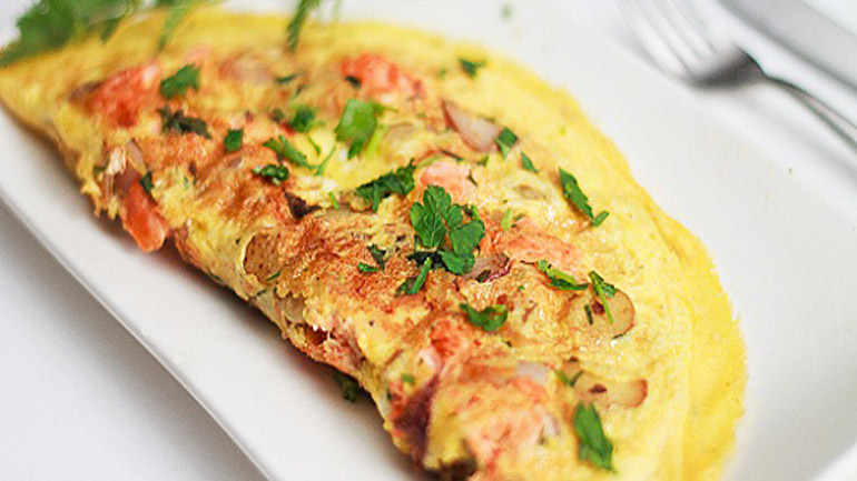 Ομελέτα με τα ασπράδια των αυγών για αύξηση μυϊκού όγκου