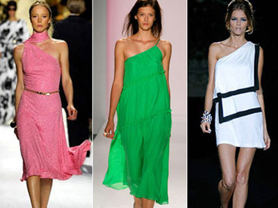 Ρούχα με έναν ώμο