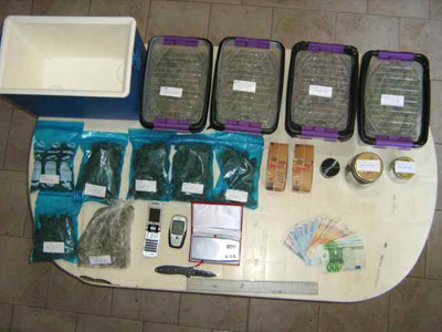 Χανιά: Εργαστήριο κάνναβης στο σπίτι του συλληφθέντα