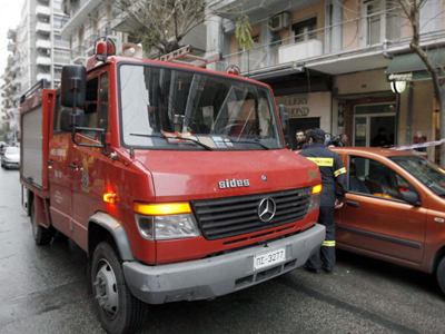Φωτιά σε γραφεία στη Θεσσαλονίκη