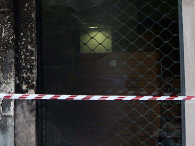 Φωτιά σε άδειο κατάστημα