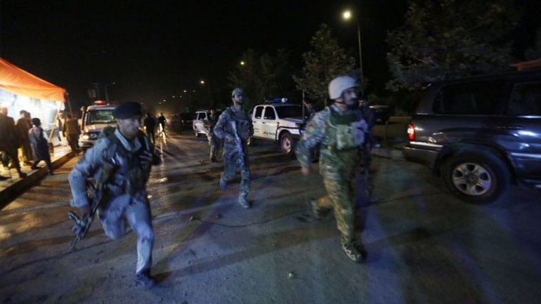 Αμερικανοί «σύμβουλοι» με τις Αφγανικές δυνάμεις στο Αμερικανικό Πανεπιστήμιο