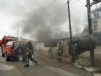 Υλικές ζημιές από πυρκαγιά σε εργοστάσιο στη Μαλακάσα