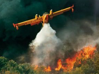 Φωτιά στη Λέσβο