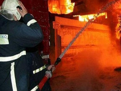 Φωτιά από σόμπα σε οικία στα Χανιά