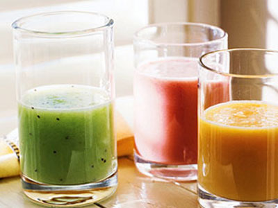 Smoothie με μπανάνα και ακτινίδιο