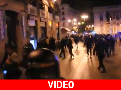 Επιχείρηση «σκούπα» στην Πουέρτα ντελ Σολ